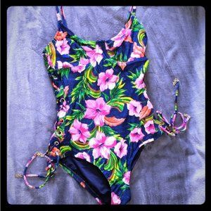 Juicy Couture Floral Bathing Suit - XS